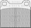 BORG & BECK BBP1085 Brake Pad Set, disc brake